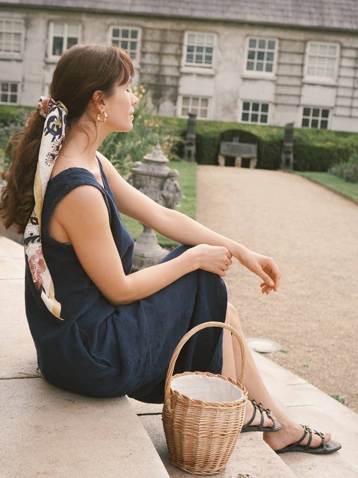 Sauths - Vendita all'ingrosso Vestito - Donna - Nida - Abito in Lino in Vari Colori2