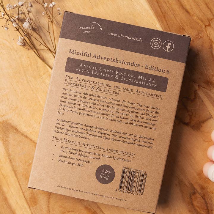 Oh Shanti – Großhandel Adventskalender – Mindful Adventskalender 2025 – Animal Spirit Edition2