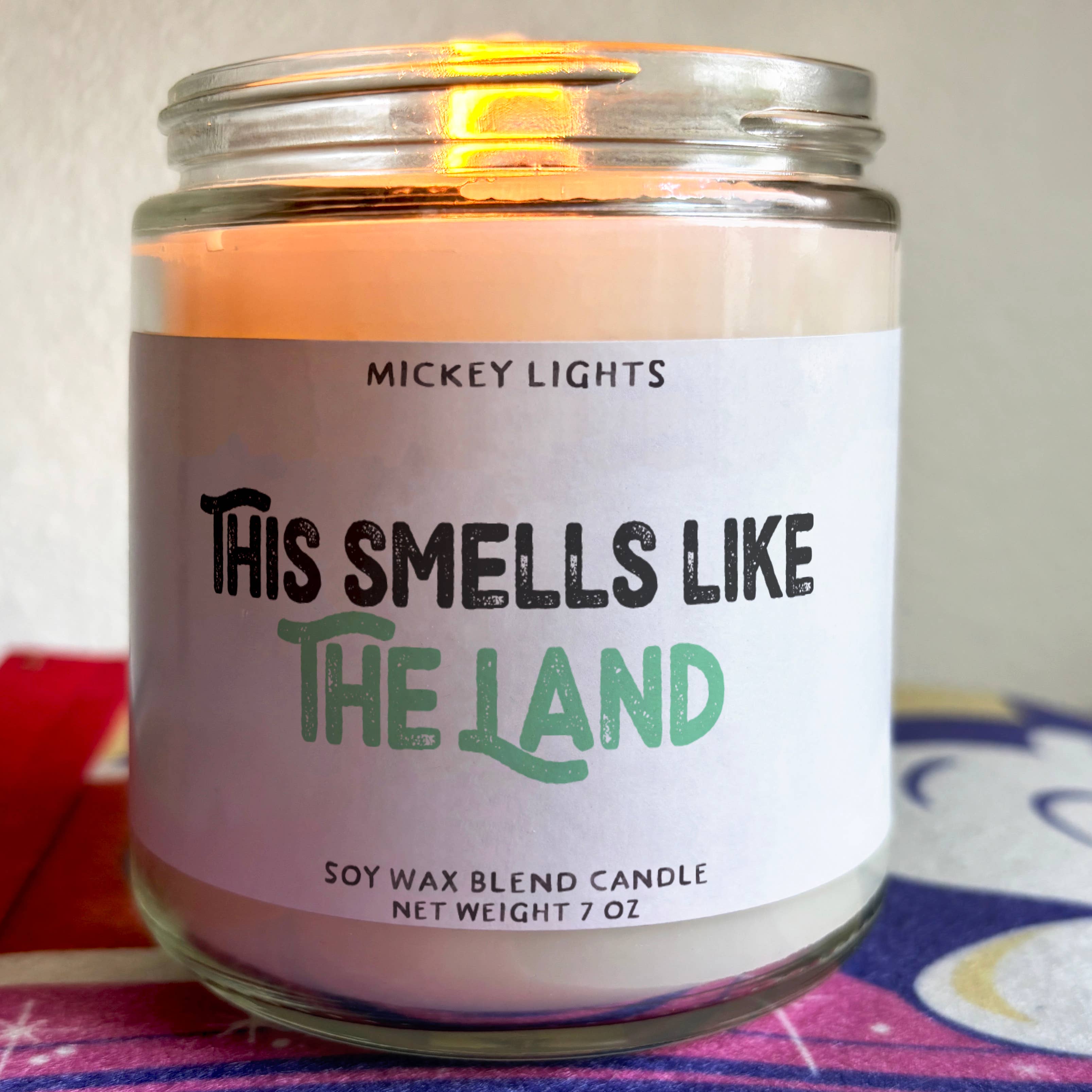 Theme Park Candles - Vente Bougie en bocal - La Terre | Bougie Mélange de Soja 7 oz4