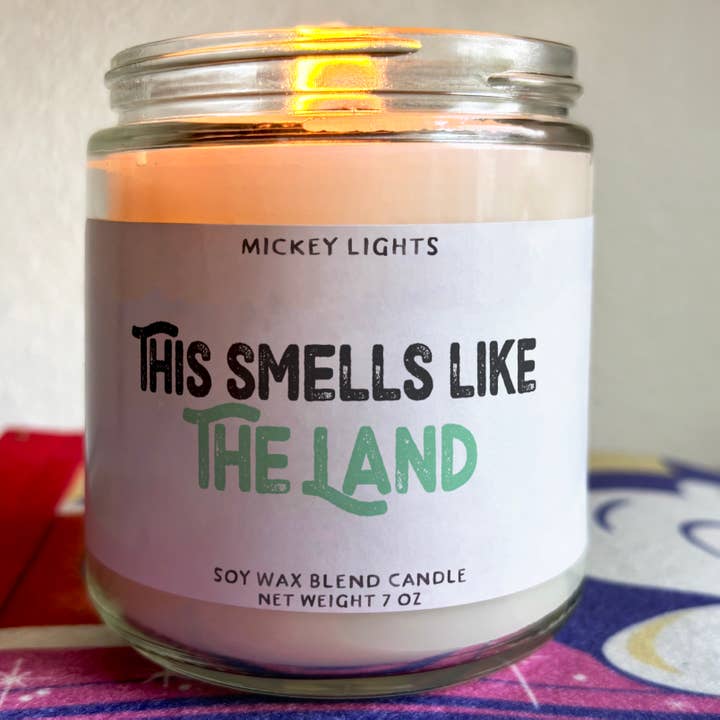 Theme Park Candles - Vente Bougie en bocal - La Terre | Bougie Mélange de Soja 7 oz4
