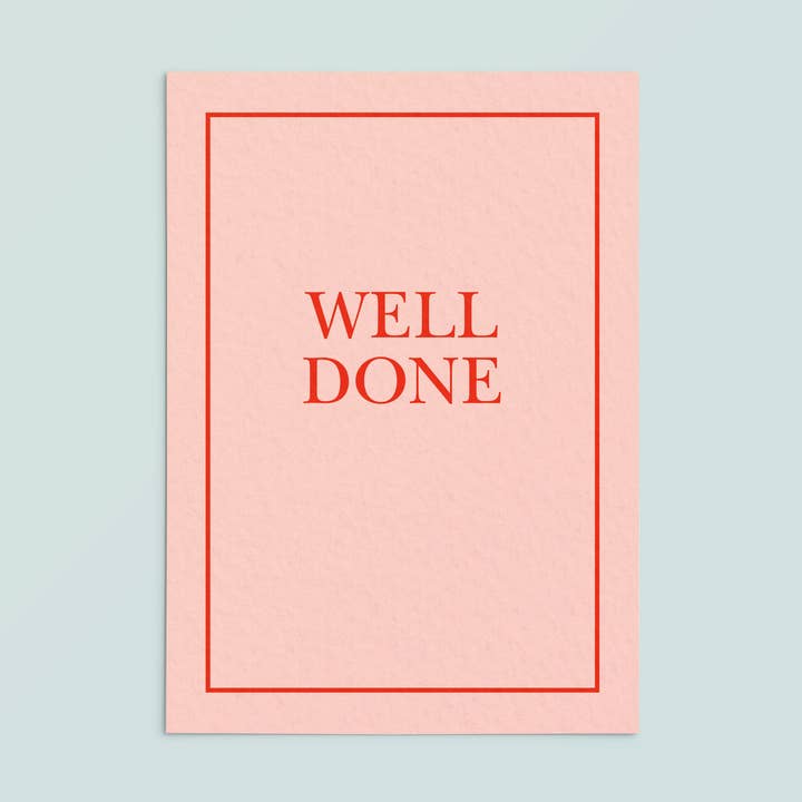 Casual Card | Well Done voor wholesale door Likestationery