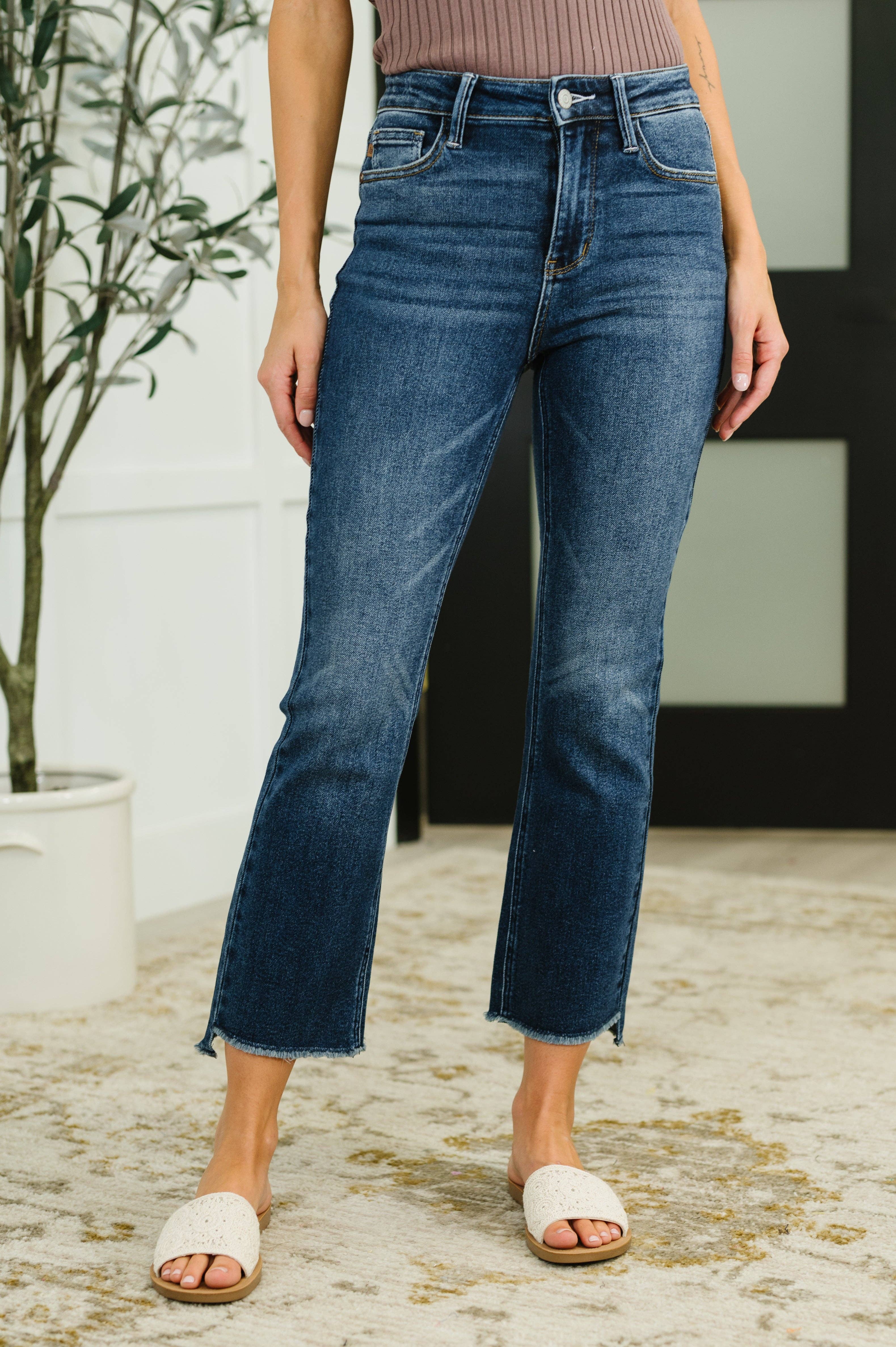 Avenue Wholesale - Wholesale Jeans - Women's - Judy Blue High Waist Dark Wash Kick Flare