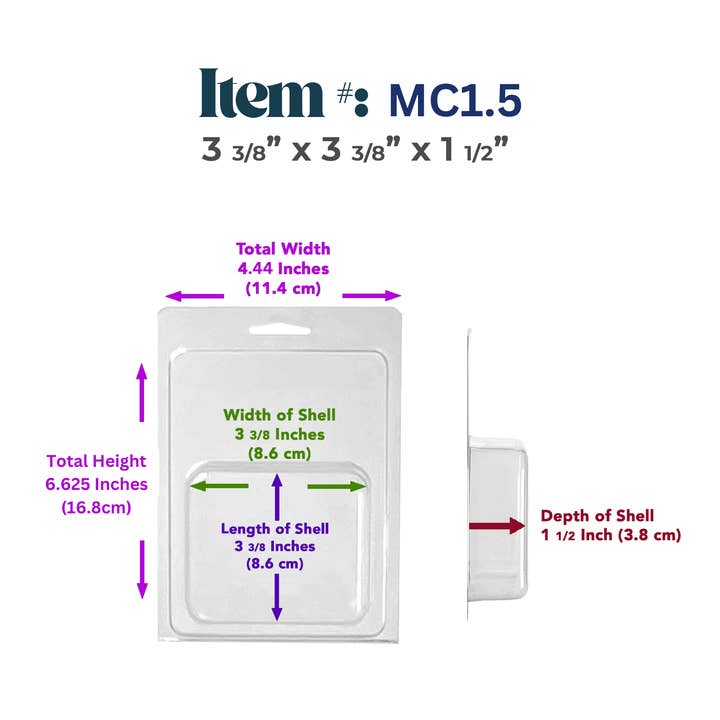 Vici Pack - Wholesale Retailer Display - Beauty & Wellness - Retail Display Clear Blister Packaging, Set of 25 6