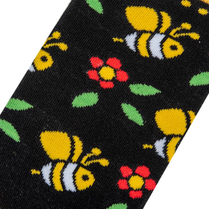 Crazy Socks - Wholesale Socks - Women's - Crazy Socks - Womens Crew - Bumble Bees
