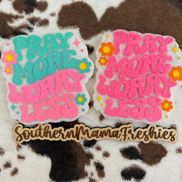 Southern Mama Freshies & More - Wholesale Car Freshener - Women's - Pray More Worry Less Car Freshie1