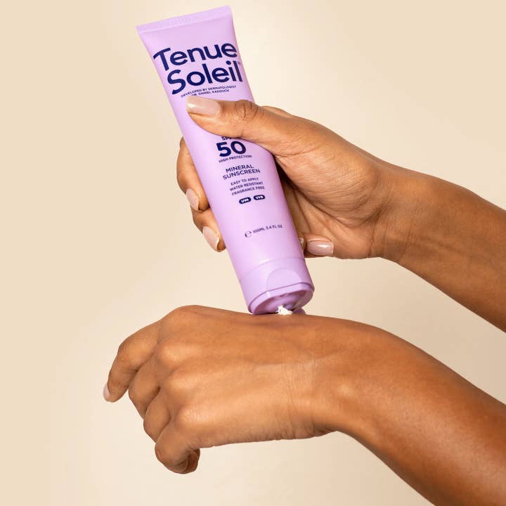 Tenue Soleil – Engroshandel Solcreme – Tenue Soleil® mineral solcreme SPF50, 100 ml4