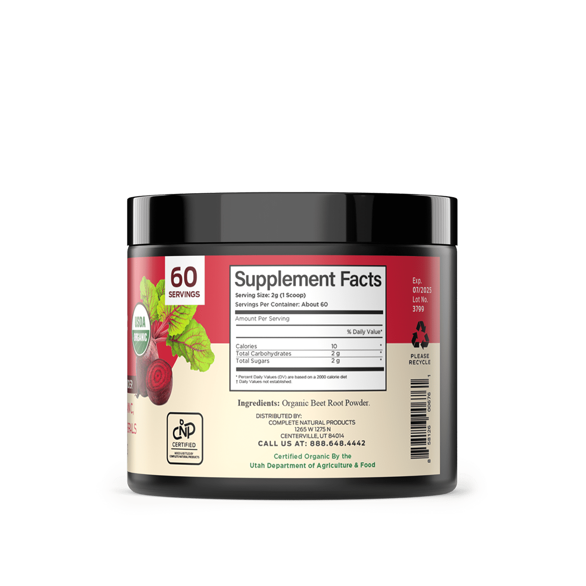 Complete Natural Products - Wholesale Protein/Superfood Powder - Organic Beet Root Powder1