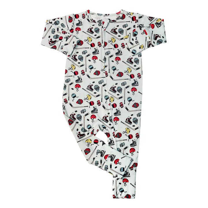 Romper Conversível com Estampa de Hóquei por atacado de Sweet Bamboo