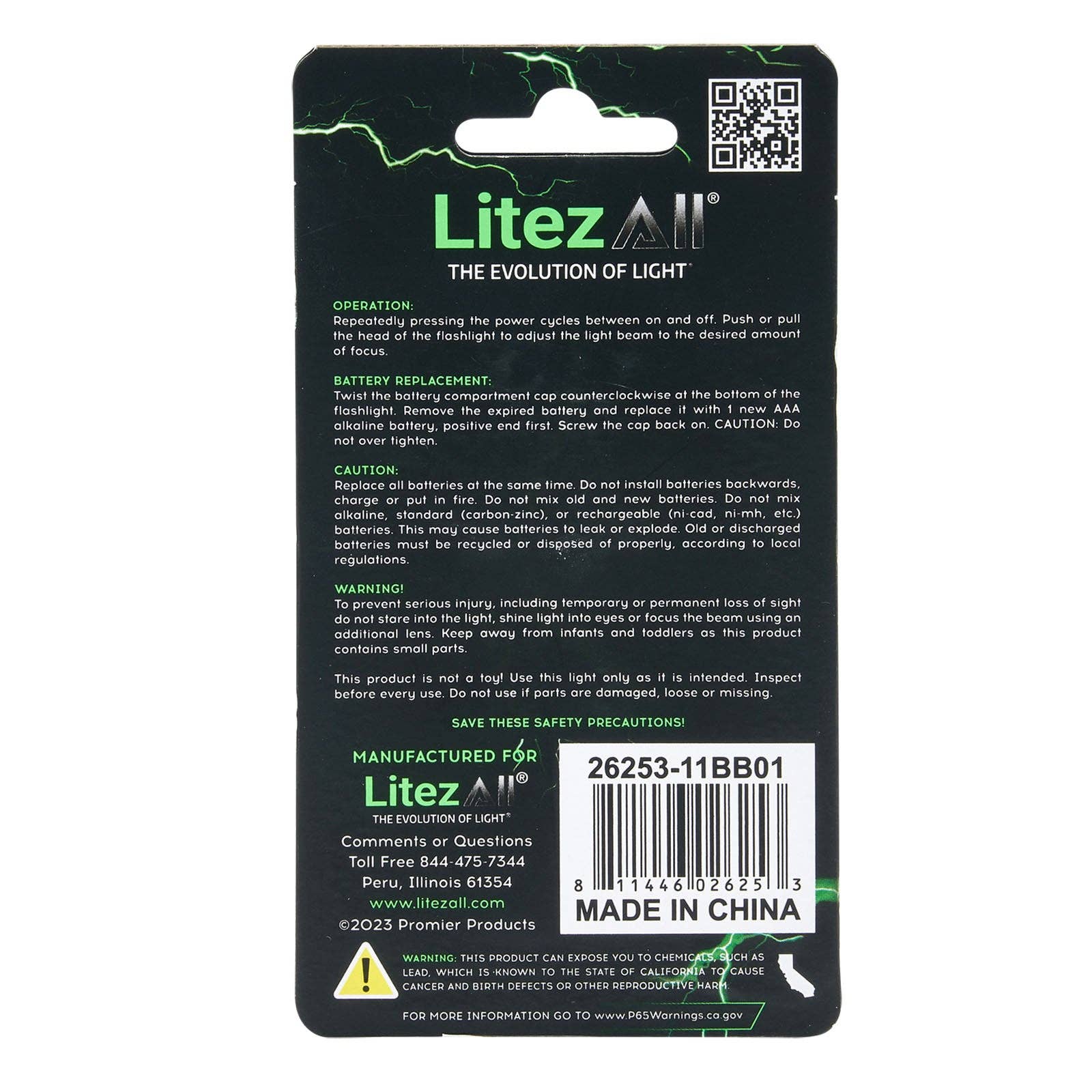 LitezAll - Wholesale Flashlight - LitezAll 120 Lumen Compact Tactical Flashlight 2 Pack14