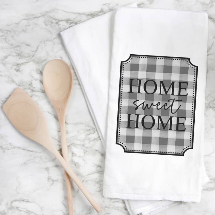 Home Sweet Home Buffalo Tea Towel for wholesale by Porter Lane Home