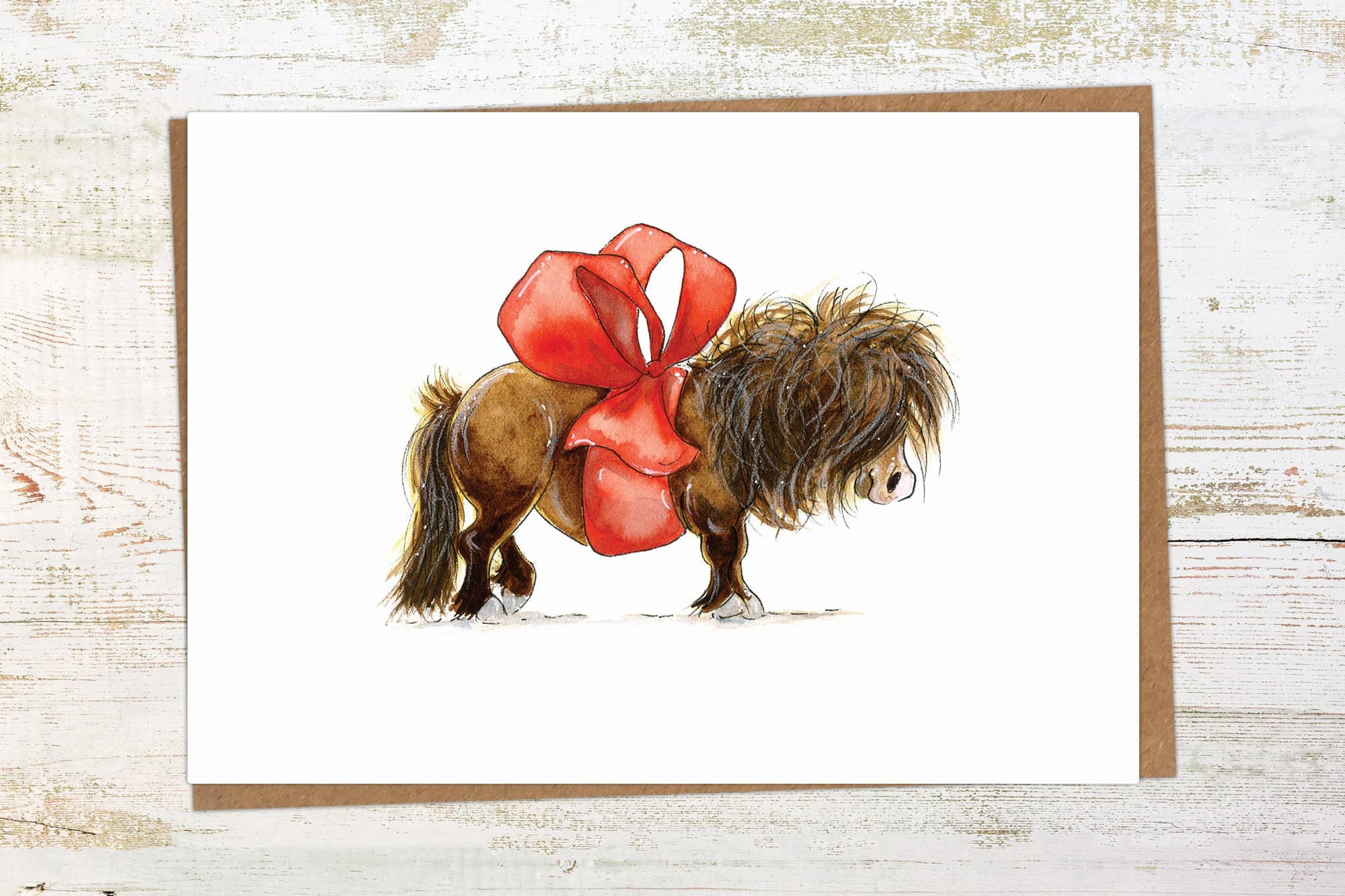 Pony Nut Gifts – wholesale Födelsedagskort – Gift Horse - A6 Grattiskort med ponny och häst1