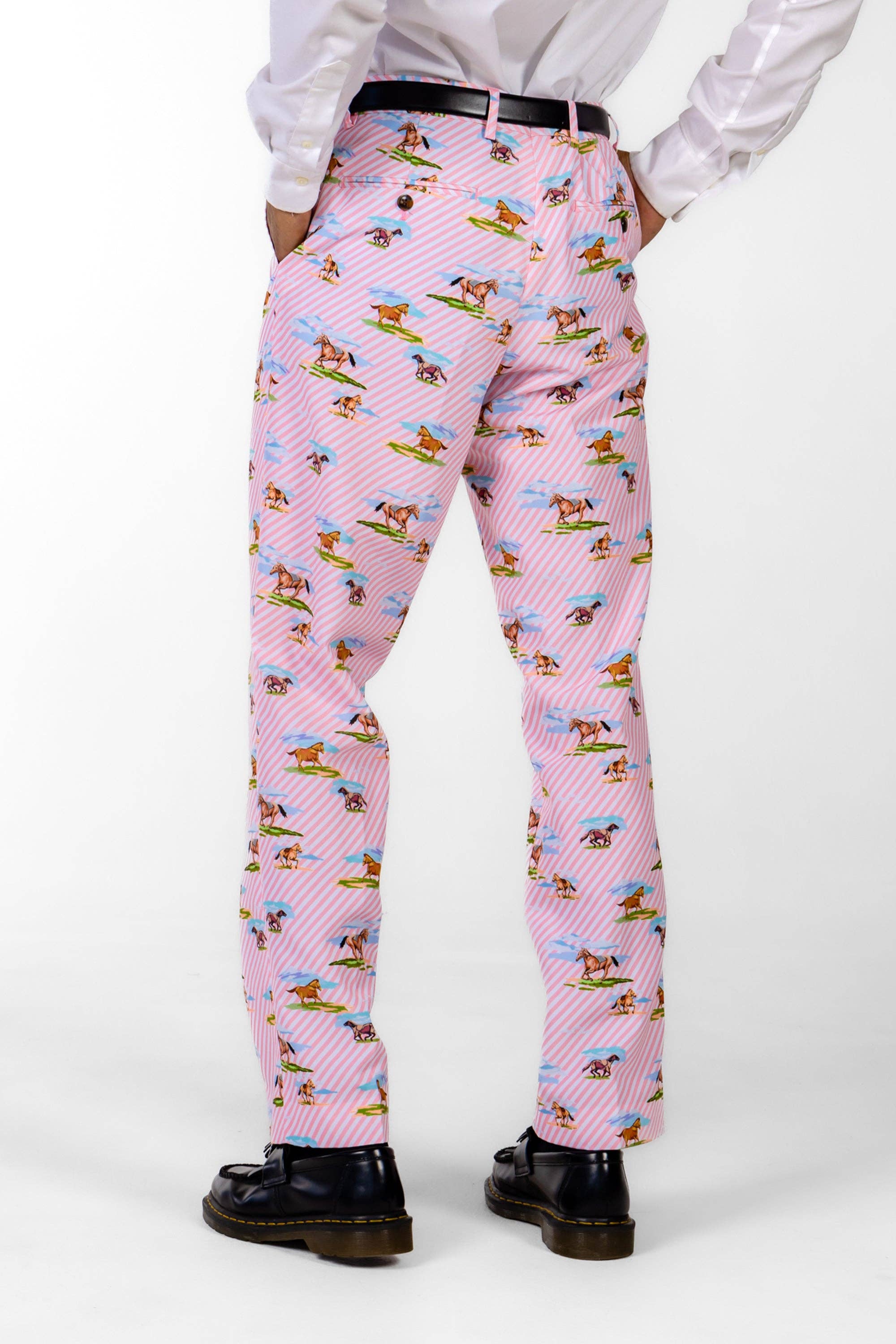 Shinesty, Inc - Wholesale Suit Pants - Men's - The Supreme Steed | Derby Horses Suit Pants1