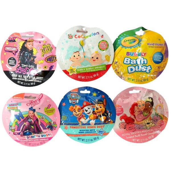 St. Louis Wholesale LLC - Wholesale Bath Bomb/Fizz - DEAL- Crayola Products - 2.11OZ Assorted Licenses Bath DustÂ