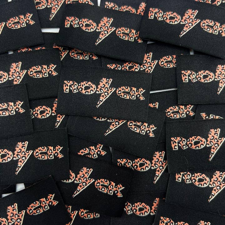 Etichetta da cucire: ROCK Graou per la vendita all'ingrosso da parte di L’Étiquette Home Couture