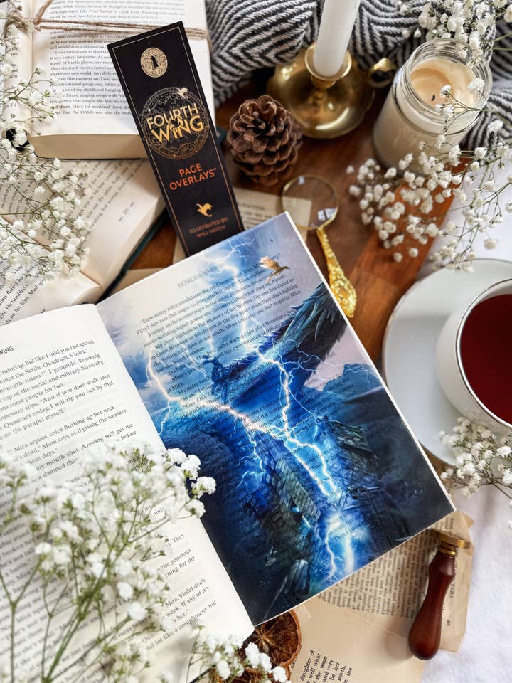 Calques de pages Fourth Wing™ pour la vente par Reading Portal