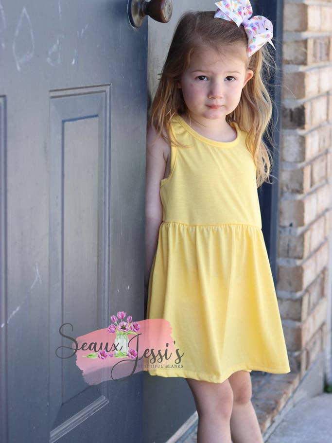Seaux Jessi – Vestido - Crianças por atacado – Vestidos TANQUE DE SUBLIMAÇÃO 100% POLIÉSTER TODDLER8