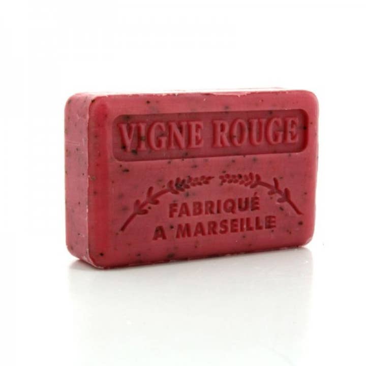 Au Savon de Marseille - Wholesale Bar Soap - Red vine - French soap with organic shea butter 125g