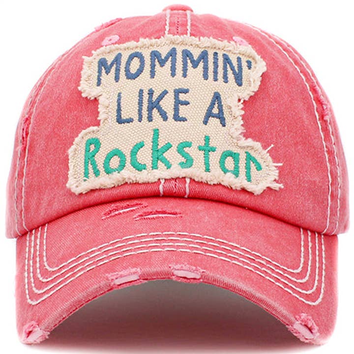 Mommin' Like a Rockstar Hat for wholesale by Your Fashion Wholesale