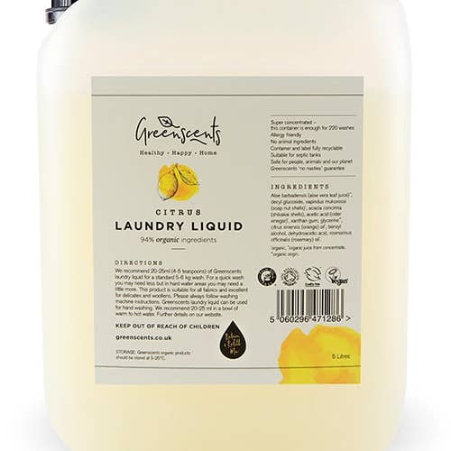 Greenscents Ltd – wholesale Liquid laundry detergent – Greenscents Organic Laundry Liquid