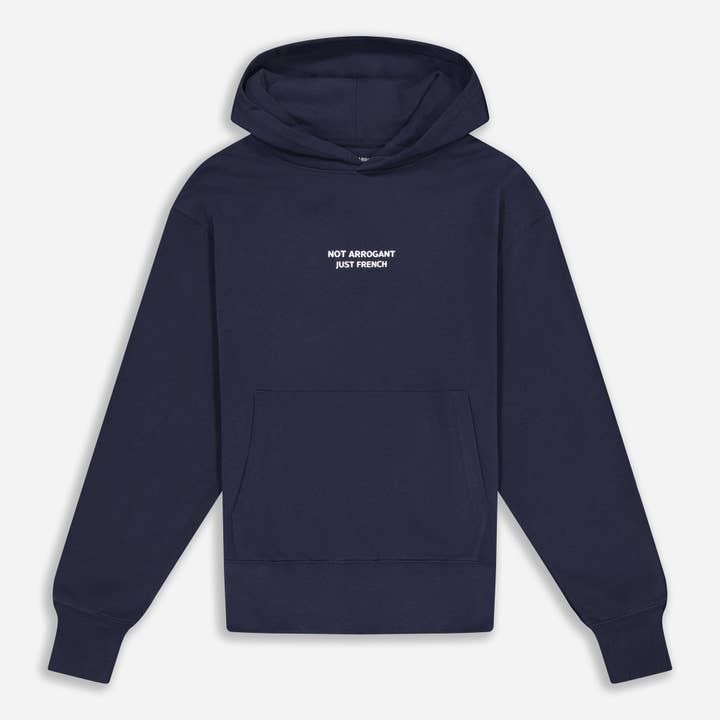Just French Not Arrogant Hoodie for wholesale by FRENCH ABROAD