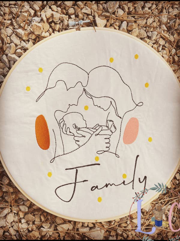 Boho familie trommel voor wholesale door Lilietcoco / Oursonautes