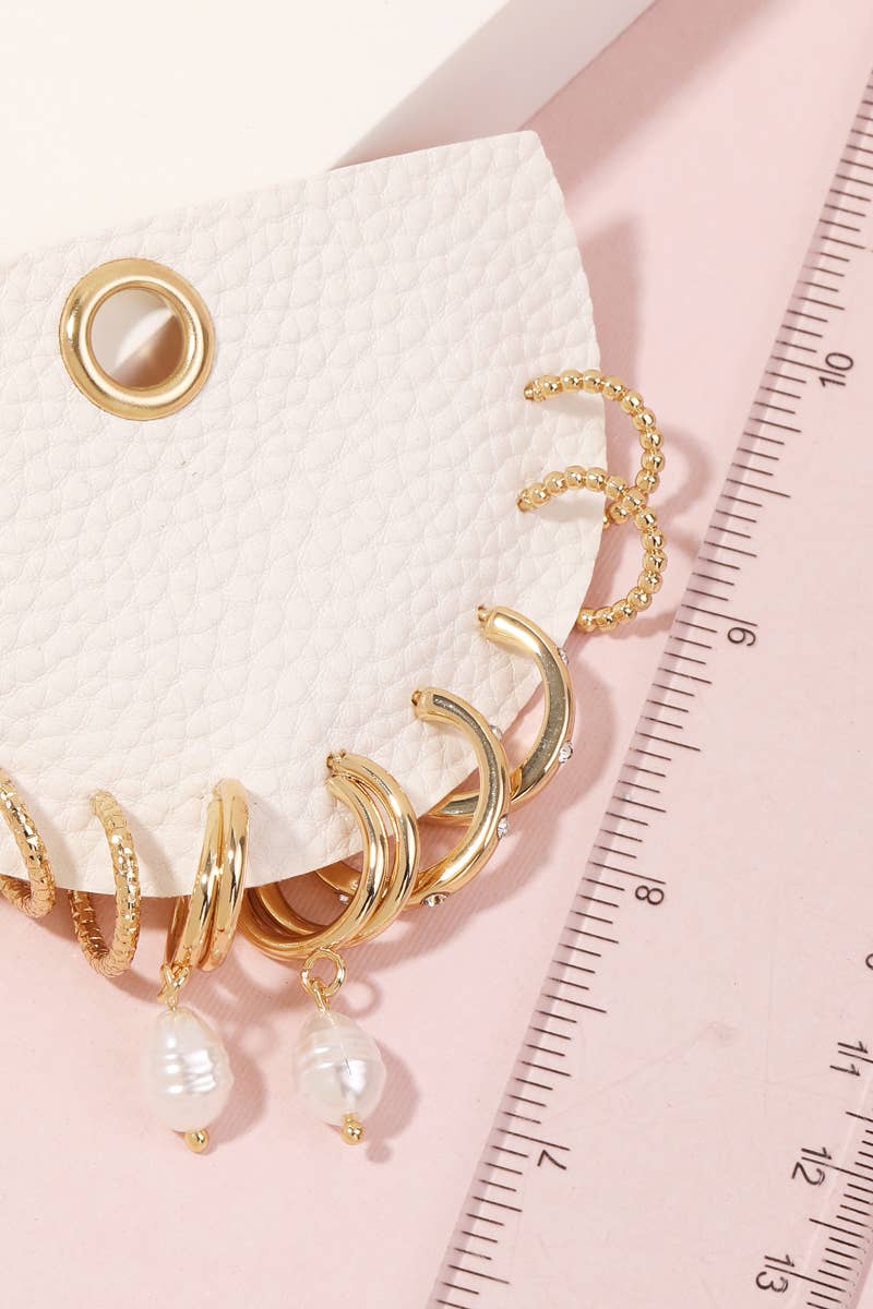 Anarchy Street – Großhandel Hoops – Mixed Metallic Creolen Set1