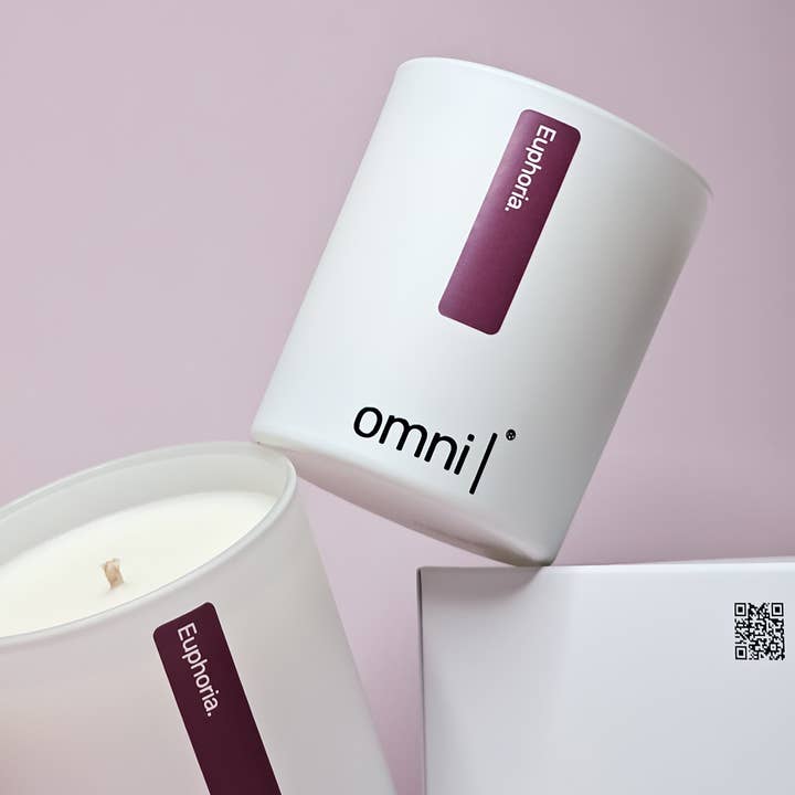 Euphoria Candle - Cashmere, Pink Pepper + Chamomile for wholesale by Omni®