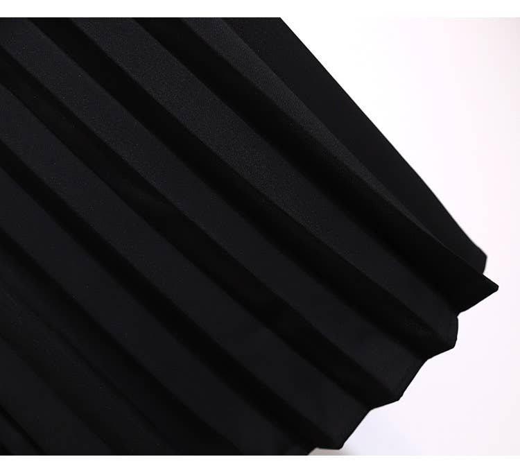 Productseeker - Wholesale Jurk - Dames - Dames blazerjurk met geplooide rok en leren riem4