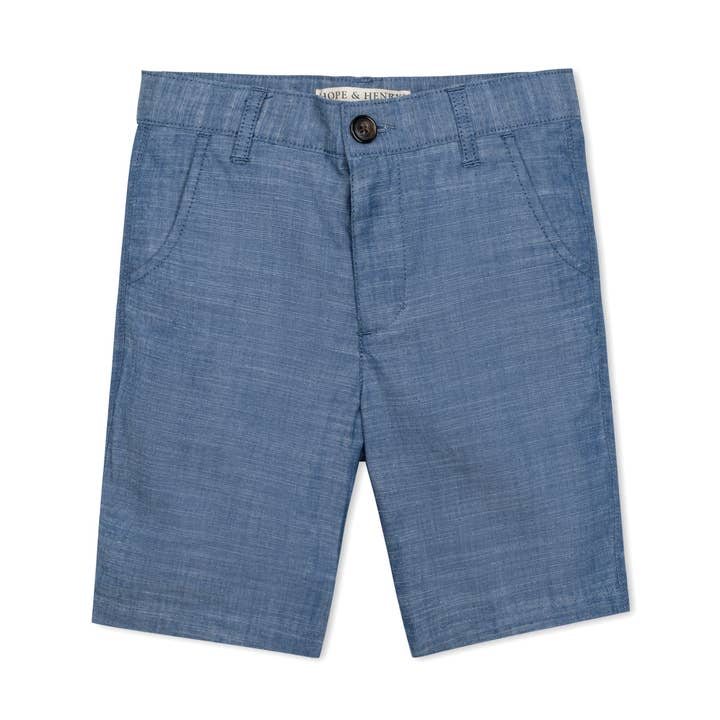 Short en chambray biologique pour la vente par Hope and Henry