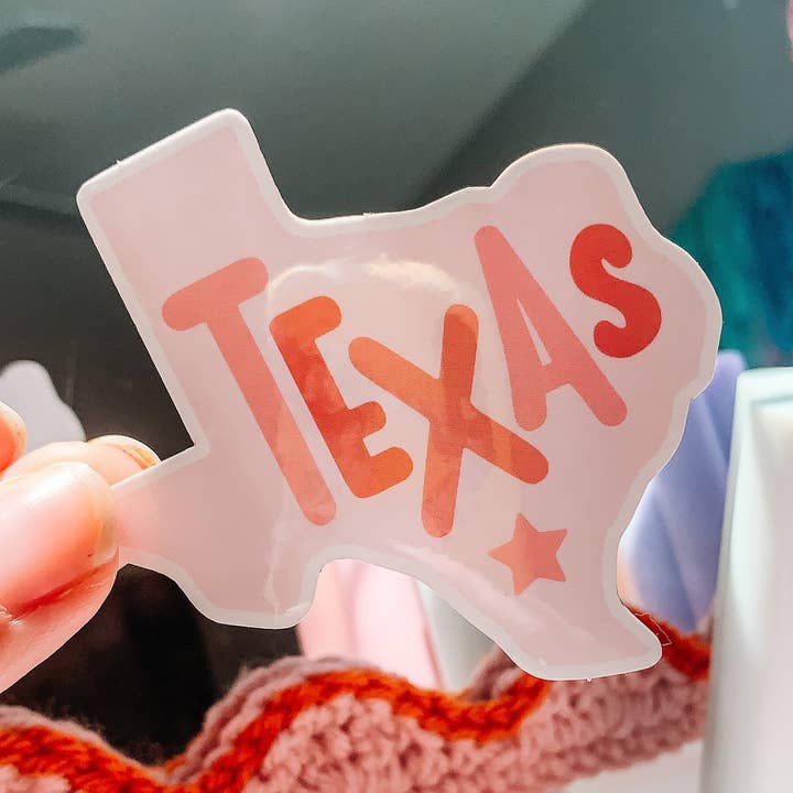 Jollie Ollie Designs - Wholesale Sticker - Texas Sticker0