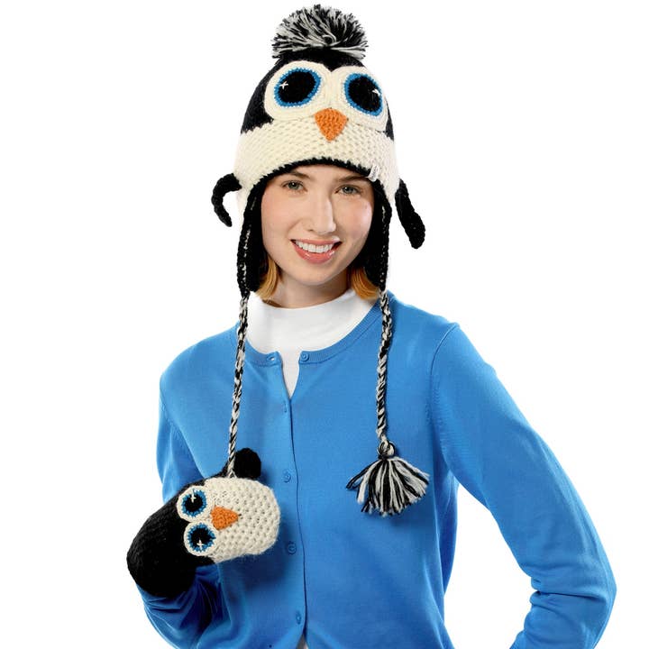 Nirvanna Designs, Inc. - Wholesale Beanie - Kids - Crochet Penguin Hat