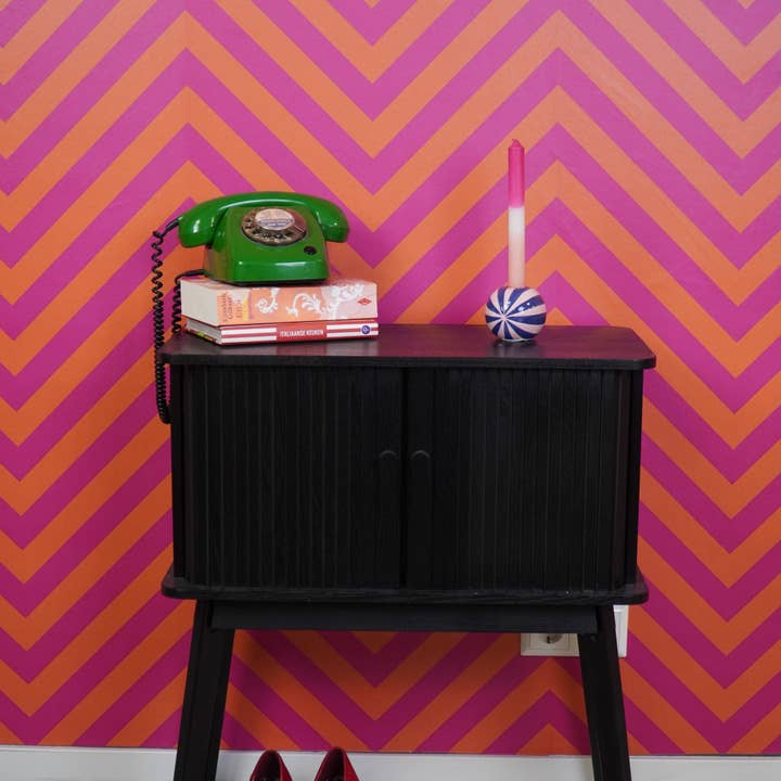 Housevitamin bv - Wholesale Candle holder - Candle holder - Swirl - Dolomite - Blue/Pink - 7x7x7cm1