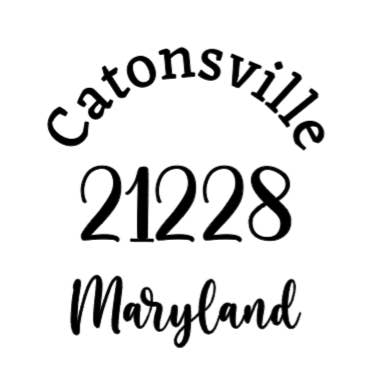 B4homemade, LLC - Wholesale Cutting Board - 8" Cutting Board w/ Zip Code or State options5