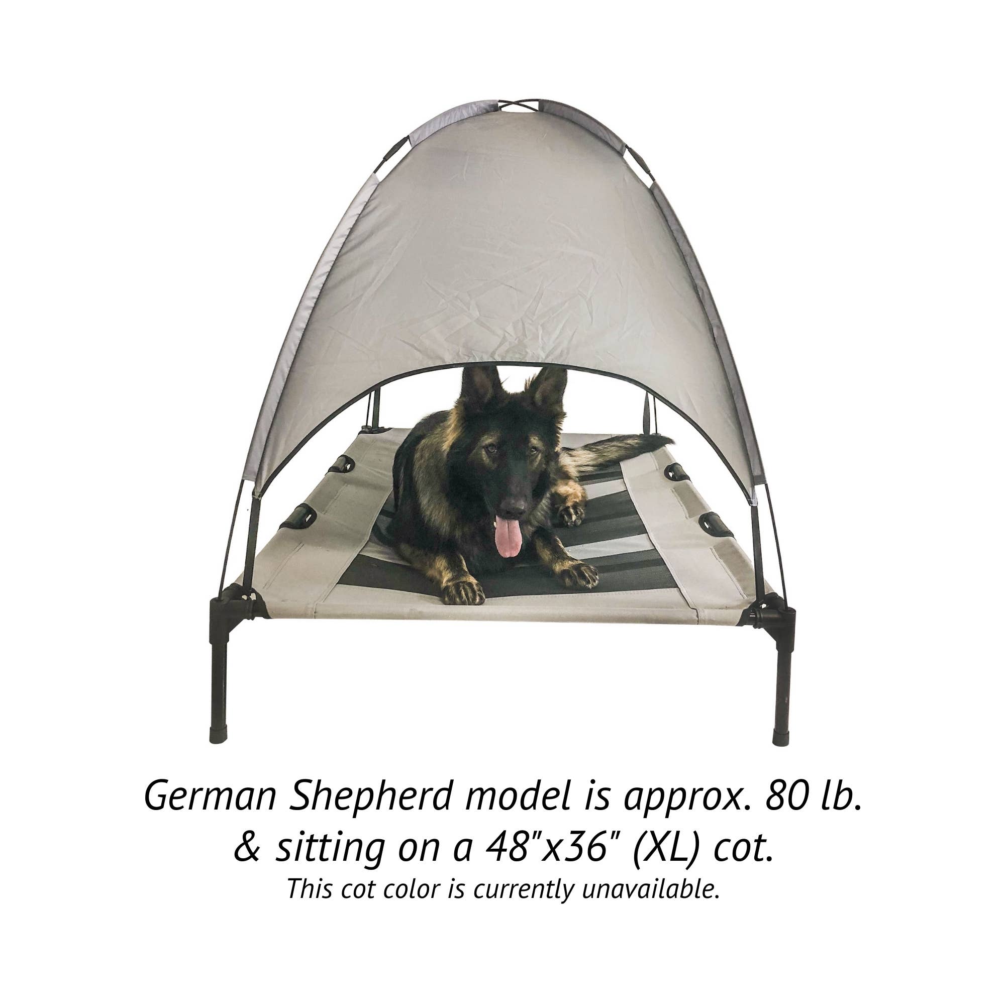 Midlee Designs - Vente Panier – chien - Lit surélevé pour chien Midlee avec auvent11