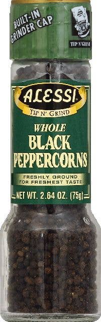 Hudson Meat Company - Wholesale Dried Spice - SPICE PEPPERCORN BLACK    -    ALESSI0