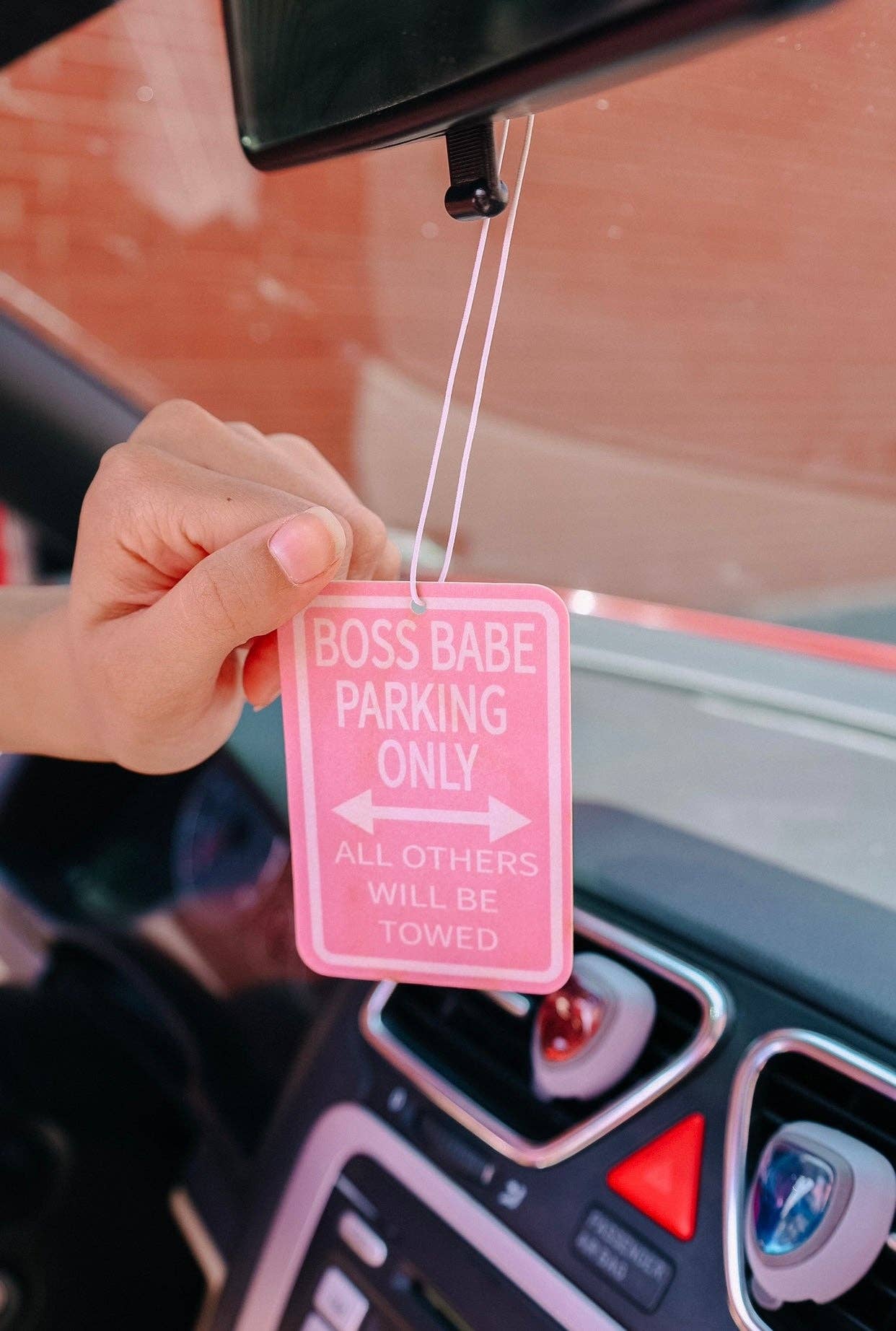 The Front Porch Label - Wholesale Car Freshener - Women's - Boss Babe Parking Air Freshener2