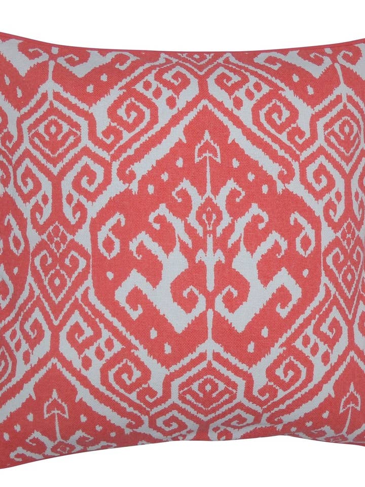 cushion cover ikat coral for wholesale by Danishville