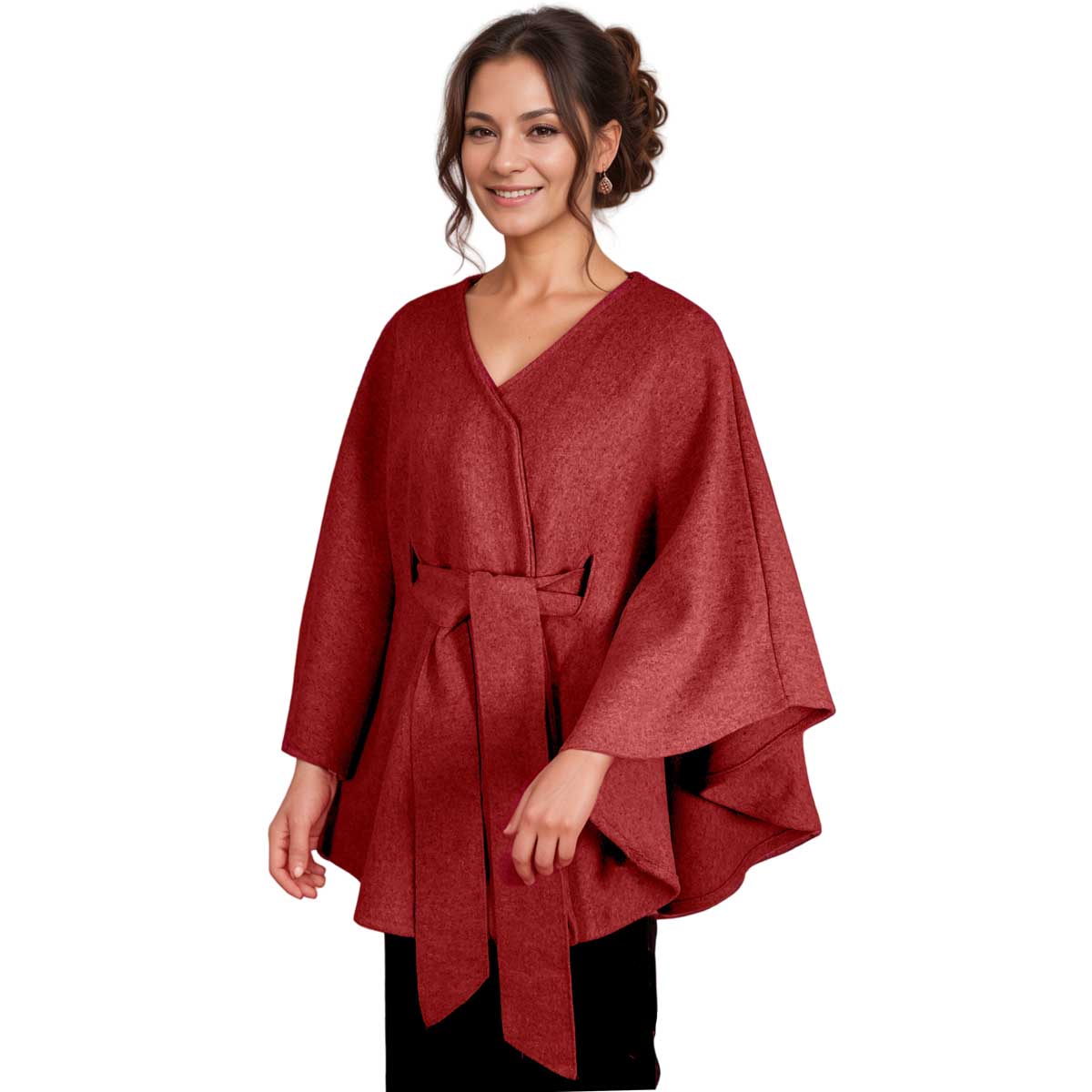 The Magic Scarf Company – Engroshandel Kappe - Dame – LC15 - Kåber med luksuriøs uldfornemmelse og bælte12