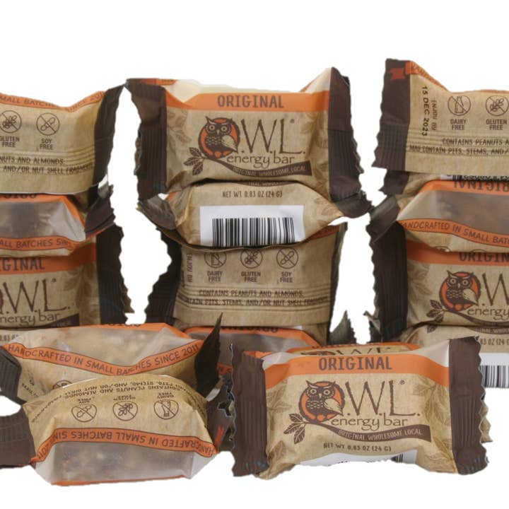 Owl Energy Bar - Wholesale Snack Bar - Original Loose/Bulk OWL Pellets (bag of 72 pc)1