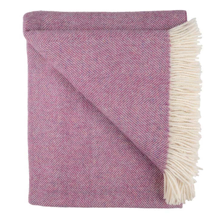Prince of Scots - Wholesale Throw blanket - Southampton Home Shetland Lambswool Herringbone Throw16