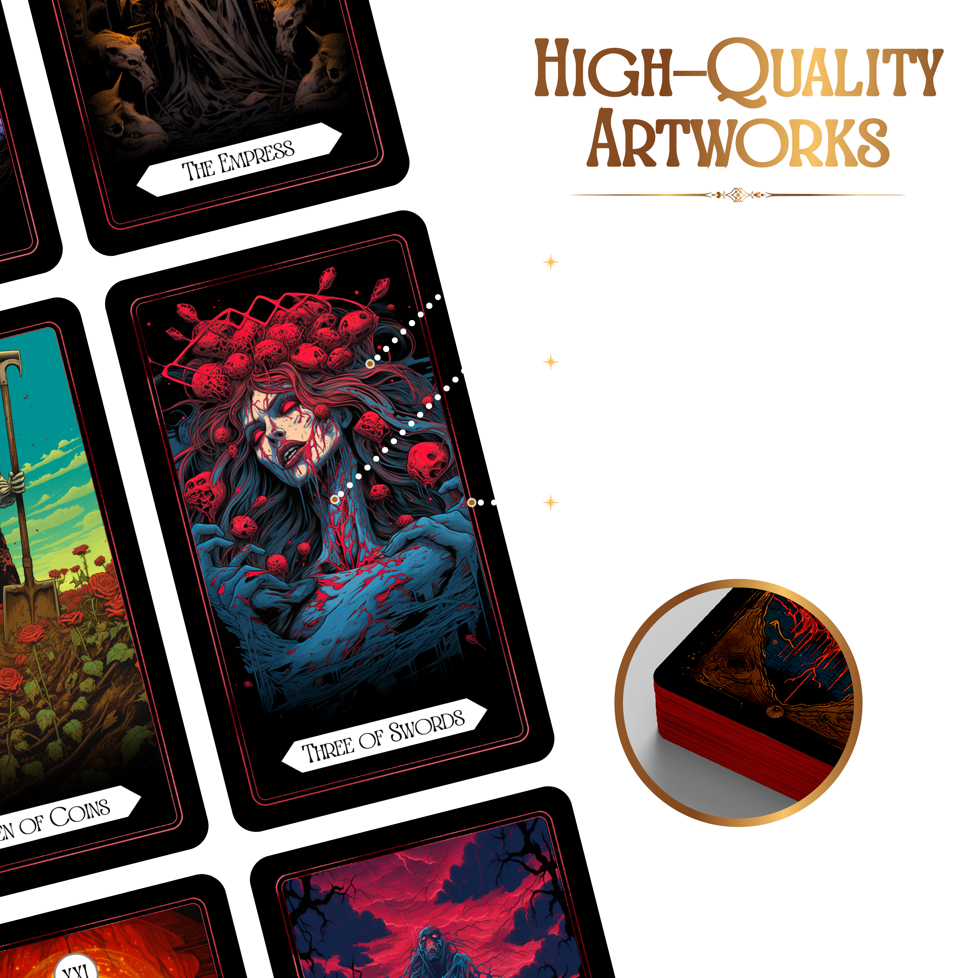 Earth Moon Magick - Wholesale Tarot Cards - Tarot of the Shadow Realm Deck & Guidebook9