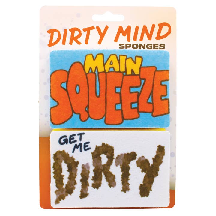 Main Squeeze/Get Me Dirty Sponge Set for wholesale by Unemployed Philosophers Guild