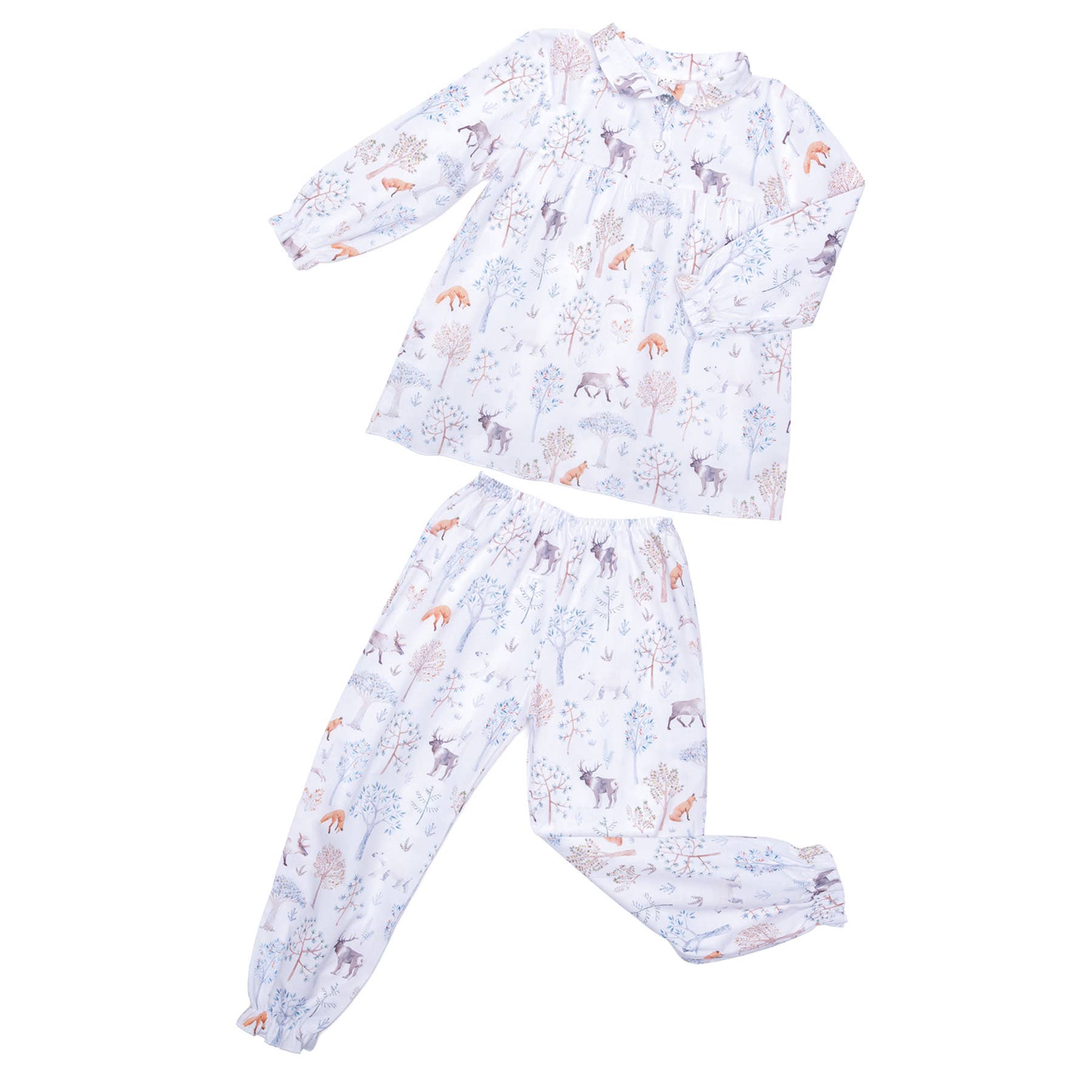 Fox In A Box - Wholesale Sleepwear Set - Kids - Woodland Snow Forest Pyjama Set2