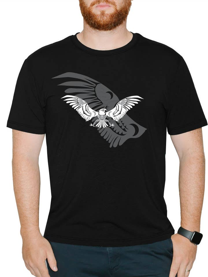 T-shirt de Homem - Águia por atacado de Nominou Designs