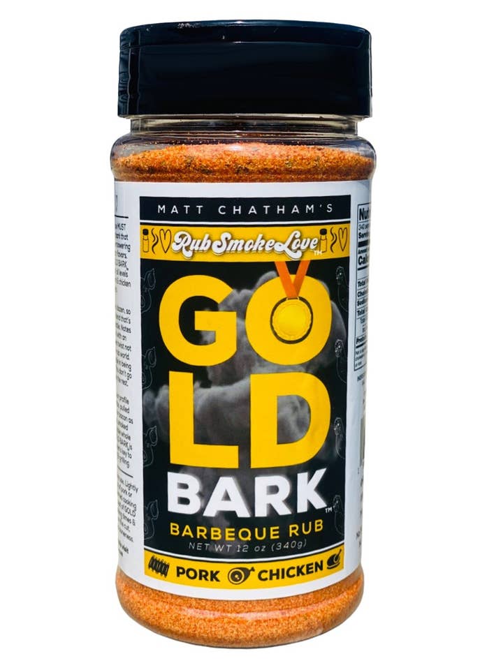 Gold Bark All-Purpose Fusion BBQ Rub & Seasoning for wholesale by RUB SMOKE LOVE