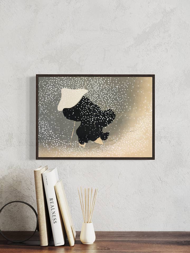 Snow from Momoyogusa–Flowers' by Kamisaka Sekka.A4, A3, A2 Wall Art. Vintage Wall Art Print. Japanese Art, Japanese Prints. Mothers Day gift for wholesale by Gabrielle Dalsan