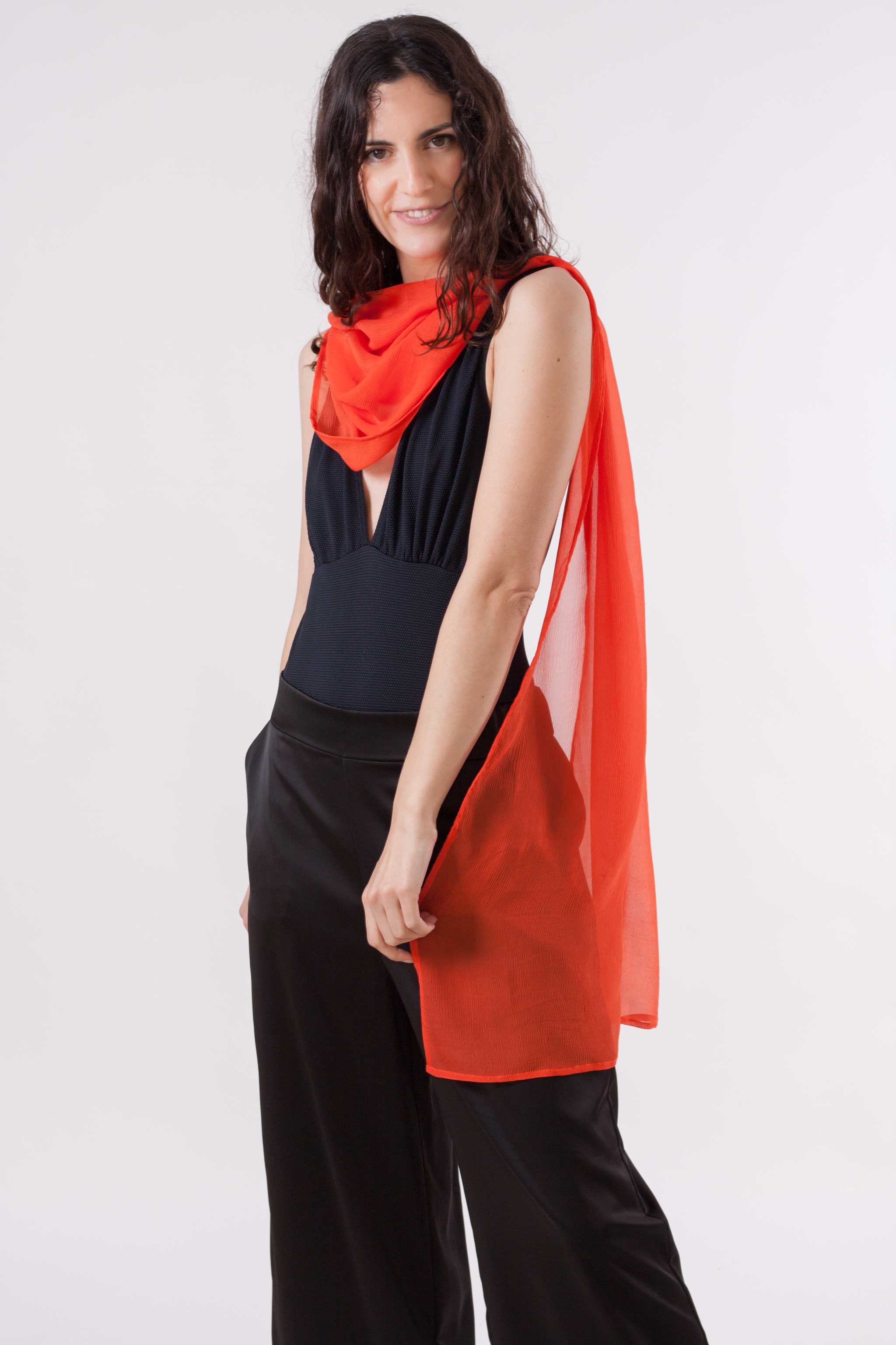 MR Complements - Wholesale Scarf - Women's - Chiffon Natural Silk Scarf5