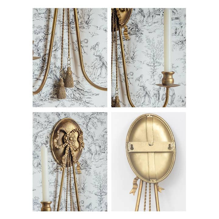 Vagabond Vintage - Wholesale Candle Holder - VINTAGE WALL SCONCE CANDLE HOLDER2