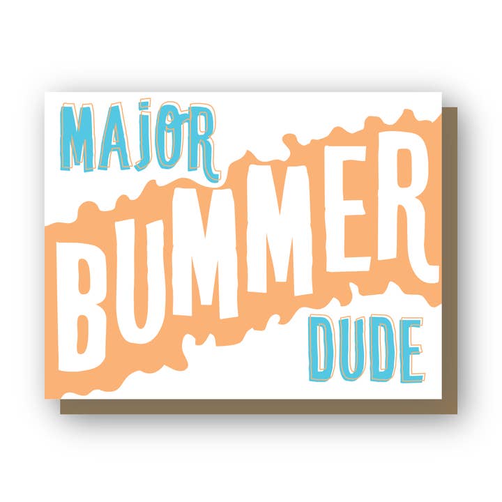 Erg jammer, kerel. voor wholesale door Wishbone Letterpress