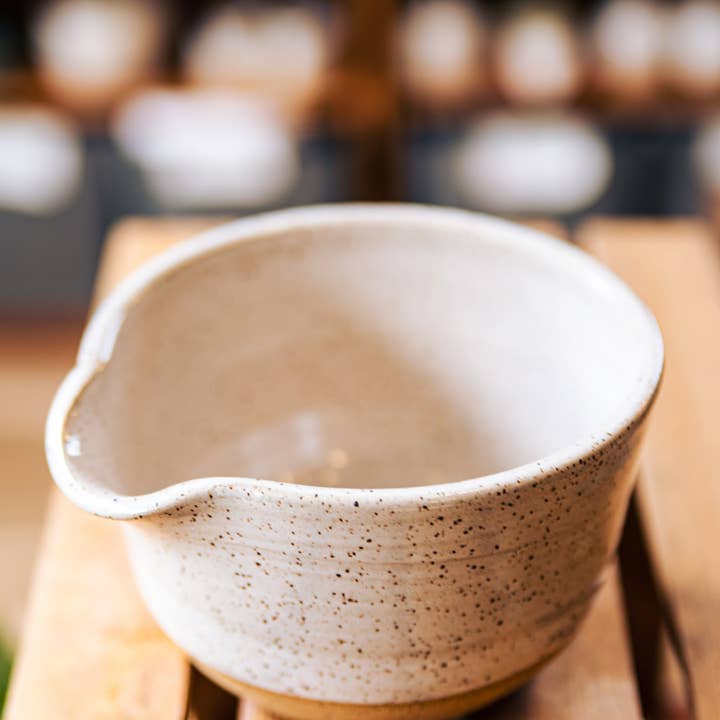 Spouted Bowl for wholesale by East Wheeling Clayworks